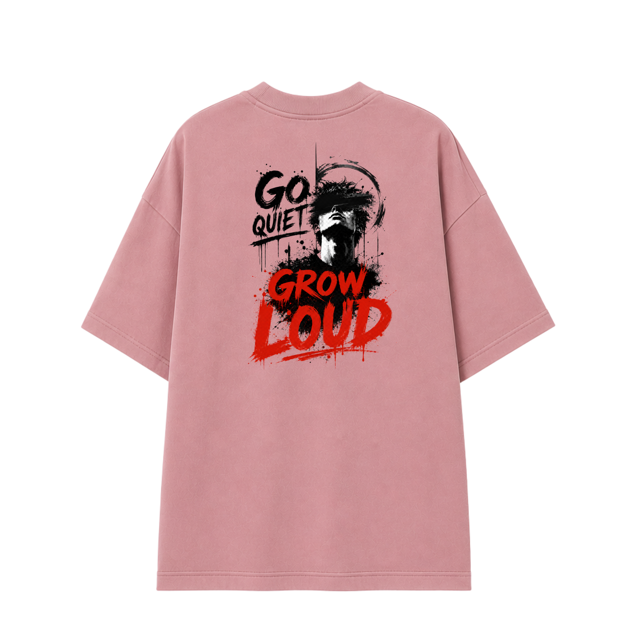 Somokriti Premium Cotton Printed T-Shirt - Quiet Strength | Oversized Fit, Half Sleeve, Round Neck | Unisex