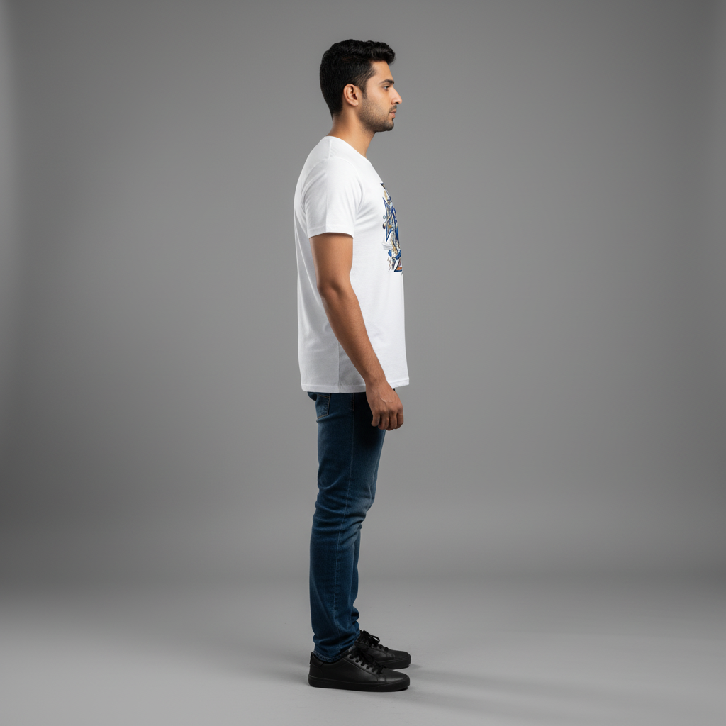 Somokriti Unisex Premium Cotton Printed T-Shirt - The Legacy | Regular Fit, Half Sleeve, Round Neck