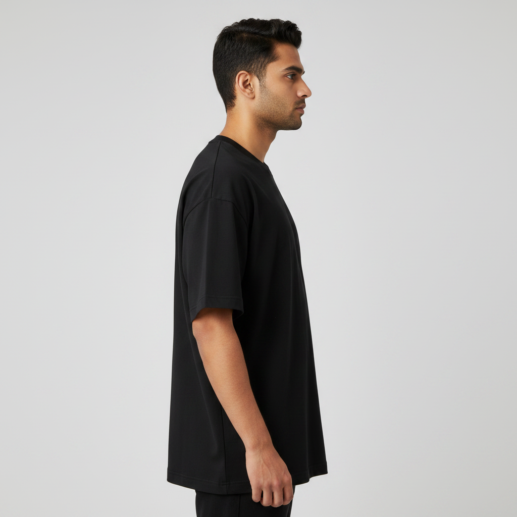 Somokriti Premium Cotton Printed T-Shirt - Curious Chaos | Oversized Fit, Half Sleeve, Round Neck | Unisex