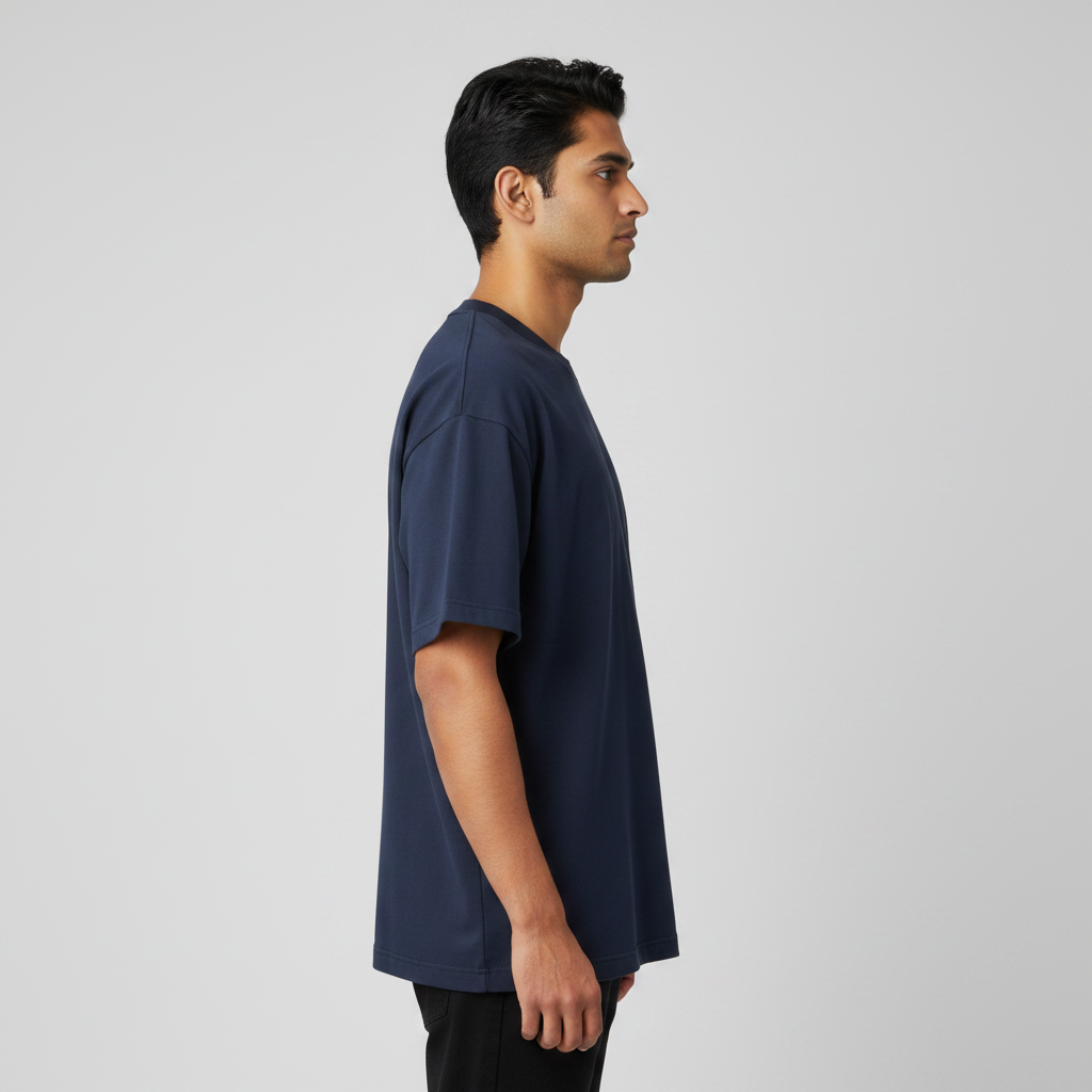 Somokriti Premium Cotton Printed T-Shirt - Neon Maverick | Oversized Fit, Half Sleeve, Round Neck | Unisex