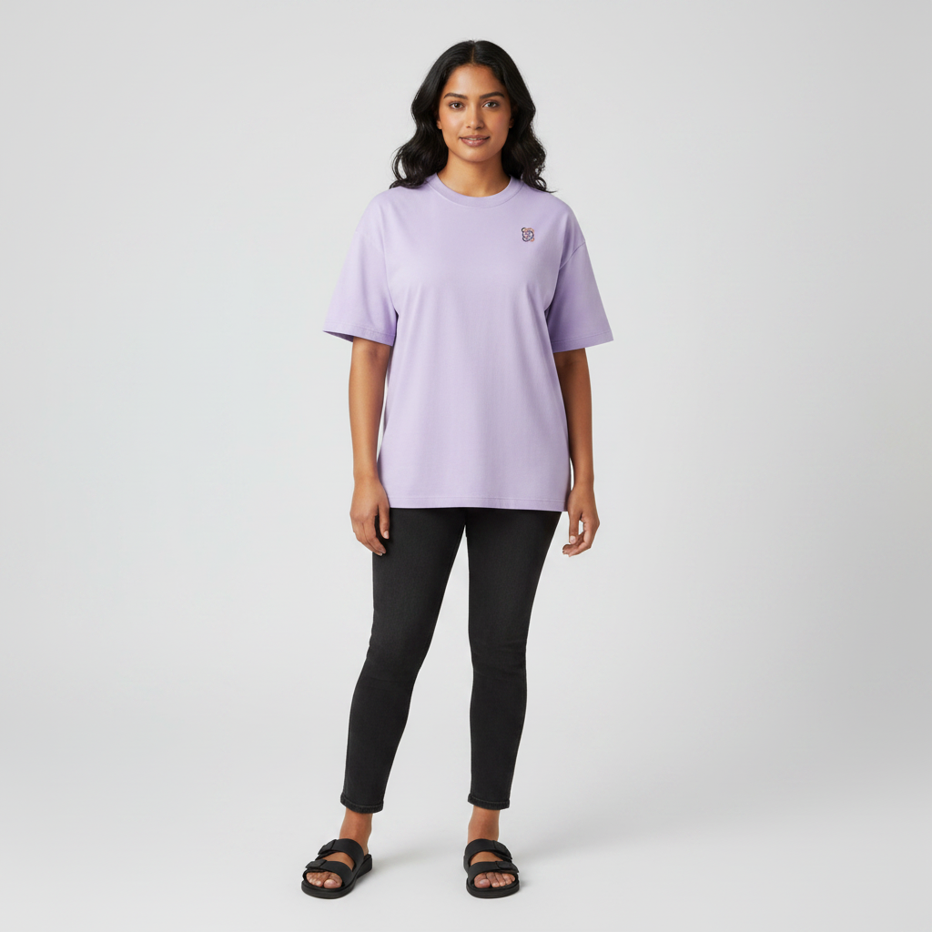 Somokriti Premium Cotton Printed T-Shirt - Tom and Jerry | Oversized Fit, Half Sleeve, Round Neck | Unisex