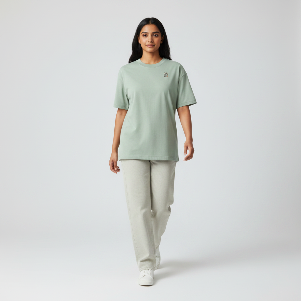 Somokriti Premium Cotton Printed T-Shirt - Madagascar Crew | Oversized Fit, Half Sleeve, Round Neck | Unisex