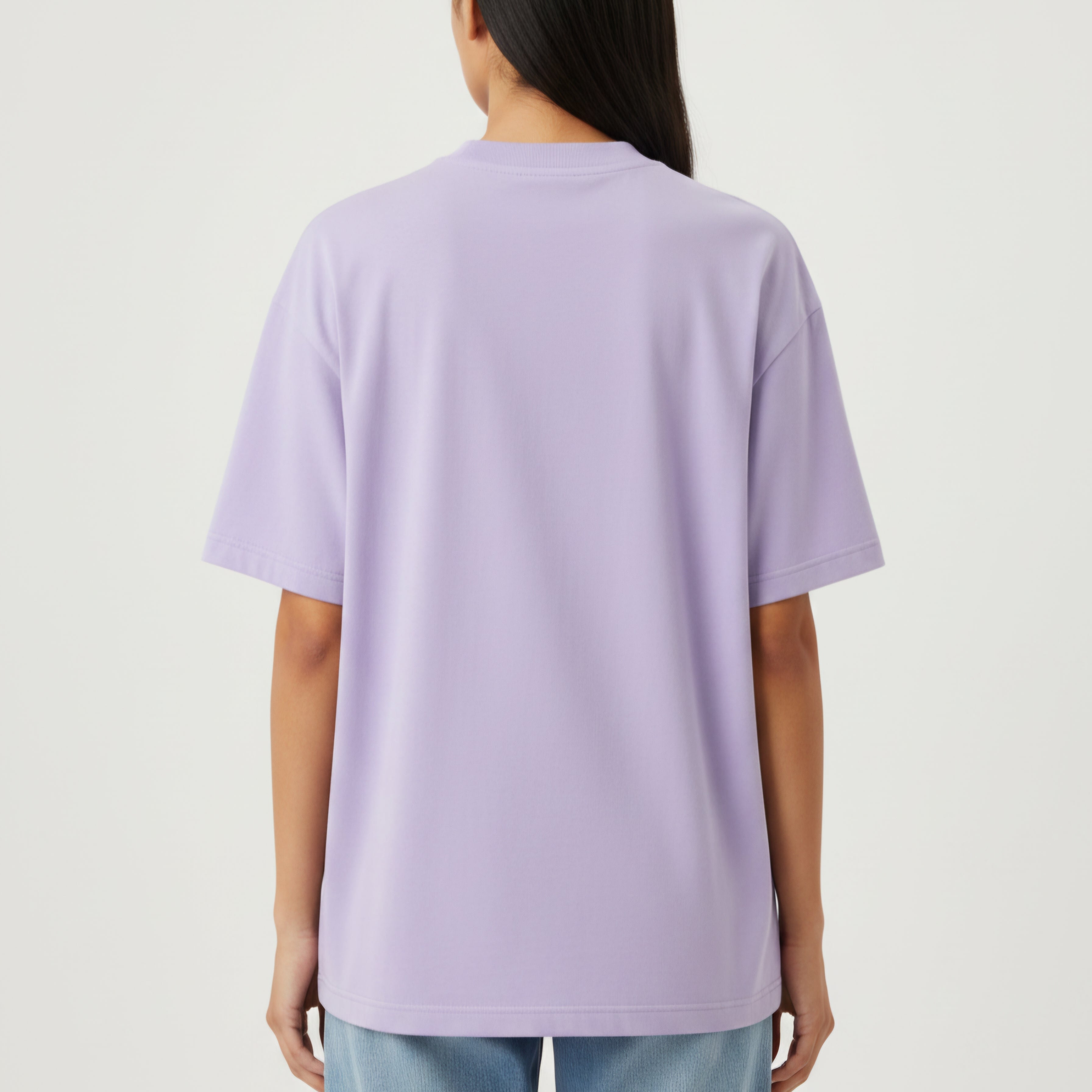 Somokriti Premium Cotton Printed T-Shirt - Showered in Love | Oversized Fit, Half Sleeve, Round Neck | Girls, Women