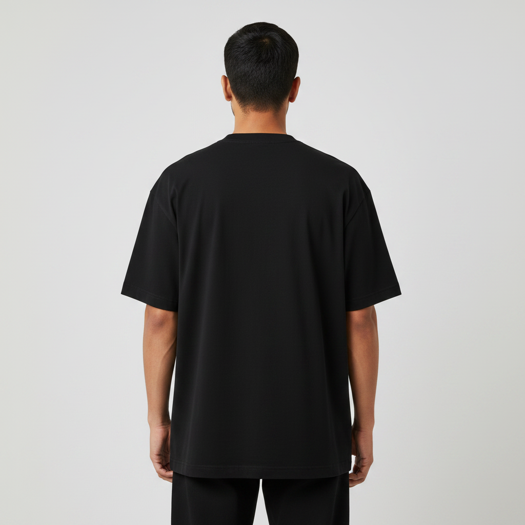 Somokriti Premium Cotton Printed T-Shirt - Inferno Flight | Oversized Fit, Half Sleeve, Round Neck | Unisex