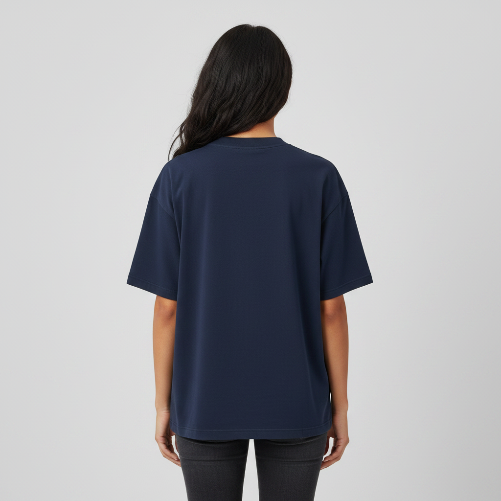 Somokriti Premium Cotton Printed T-Shirt - Bloom Capture | Oversized Fit, Half Sleeve, Round Neck | Girls, Women