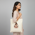 Somokriti Premium Cotton Tote Bag - Cute Doll | 220 GSM | Printed | 12x14 Inch