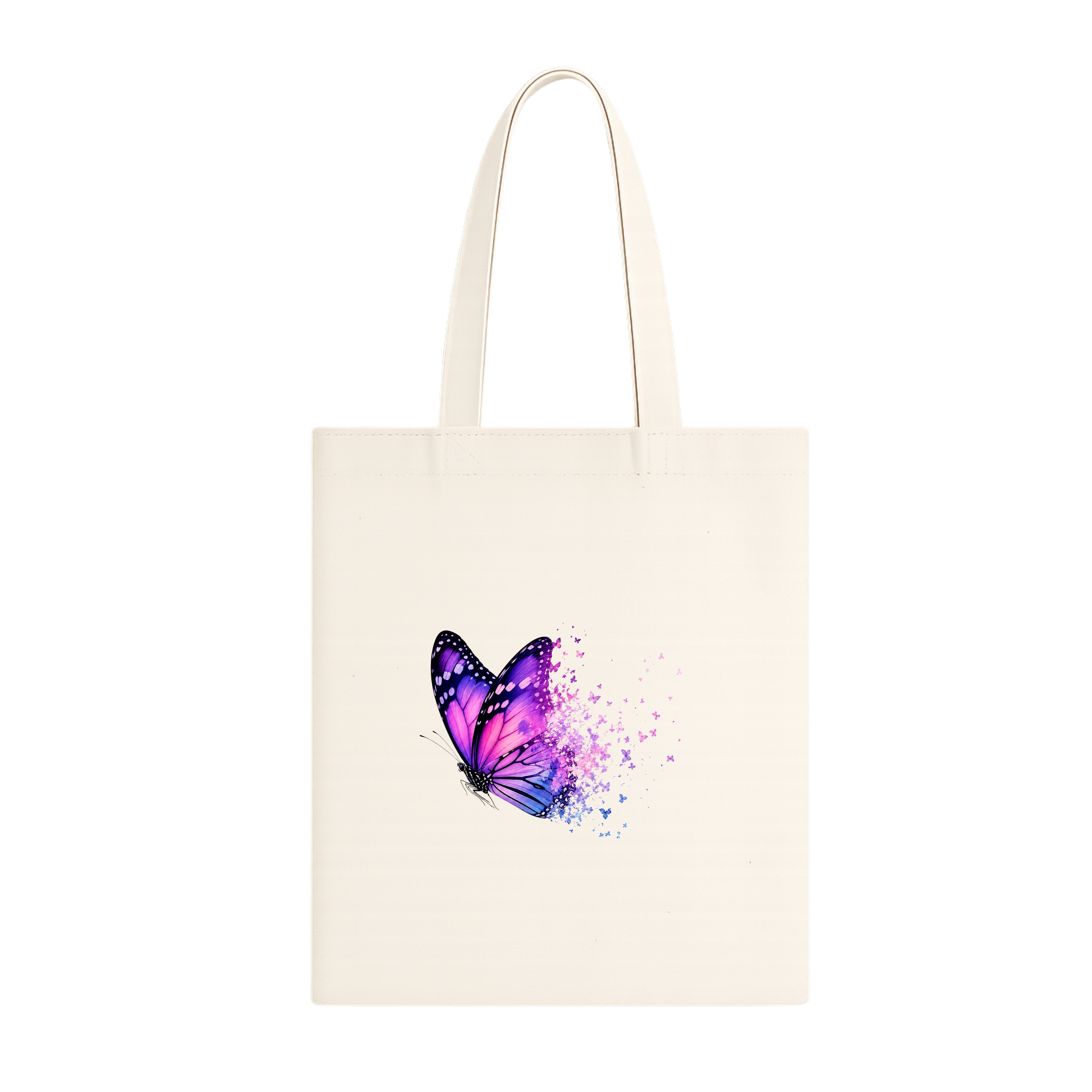Somokriti Premium Cotton Tote Bag - Dream Butterfly | 220 GSM | Printed | 12x14 Inch