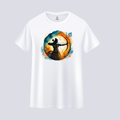 Somokriti Unisex Premium Cotton Printed T-Shirt - The Infinite Aim | Lord Rama | Regular Fit, Half Sleeve, Round Neck