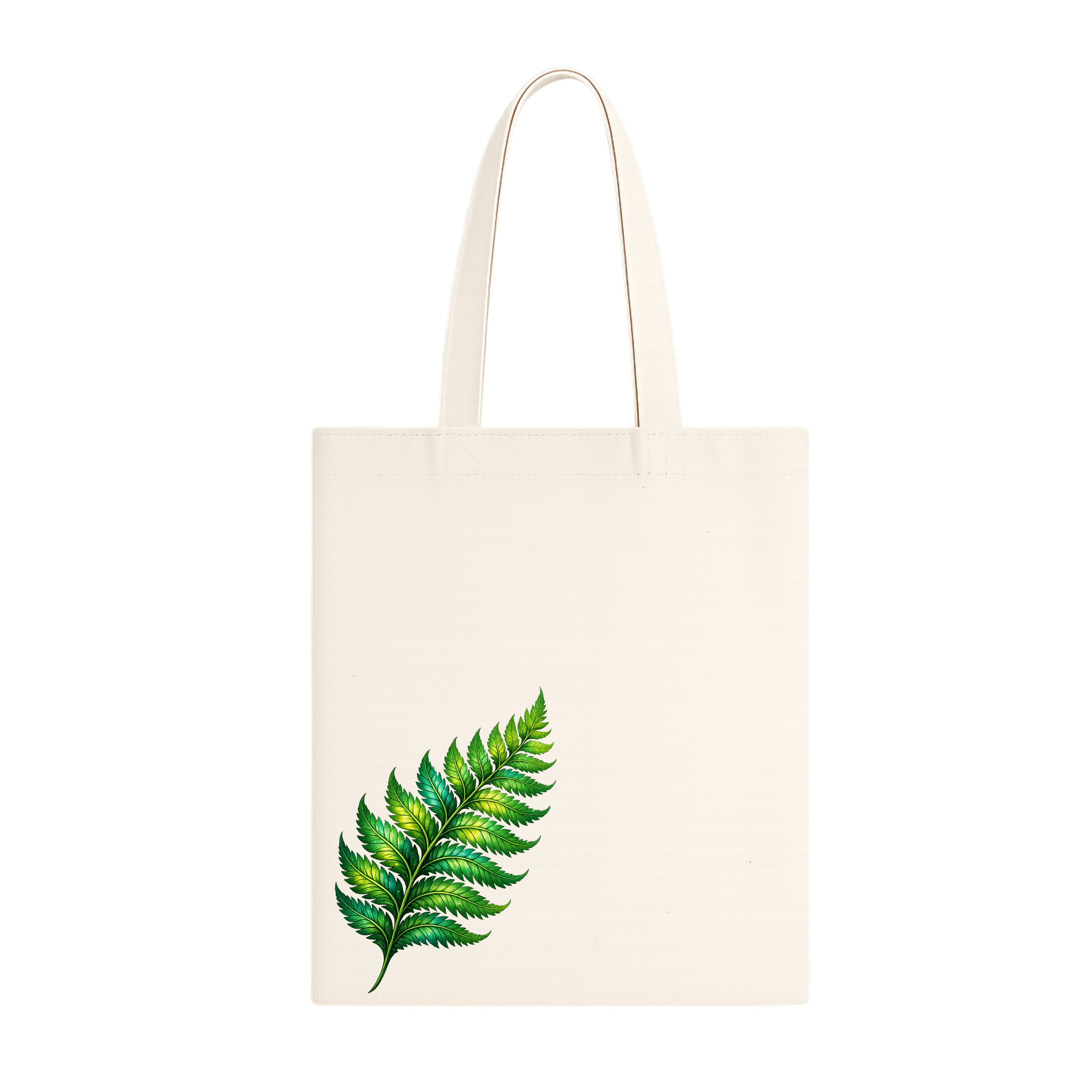 Somokriti Premium Cotton Tote Bag - Green Leaf | 220 GSM | Printed | 12x14 Inch