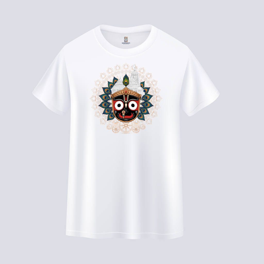 Somokriti Unisex Premium Cotton Printed T-Shirt - The Lord of the Universe | Regular Fit, Half Sleeve, Round Neck