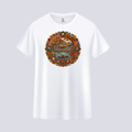Somokriti Unisex Premium Cotton Printed T-Shirt - The Heritage Circle | Regular Fit, Half Sleeve, Round Neck