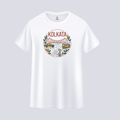 Somokriti Unisex Premium Cotton Printed T-Shirt - The Kolkata Line | Minimalist Heritage | Regular Fit, Half Sleeve, Round Neck