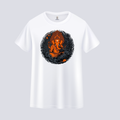 Somokriti Unisex Premium Cotton Printed T-Shirt - The Ganesha Forest Mandala | Regular Fit, Half Sleeve, Round Neck
