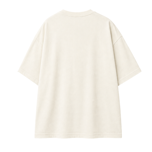 Somokriti Premium Cotton Printed T-Shirt - Choose Peace | Oversized Fit, Half Sleeve, Round Neck | Unisex