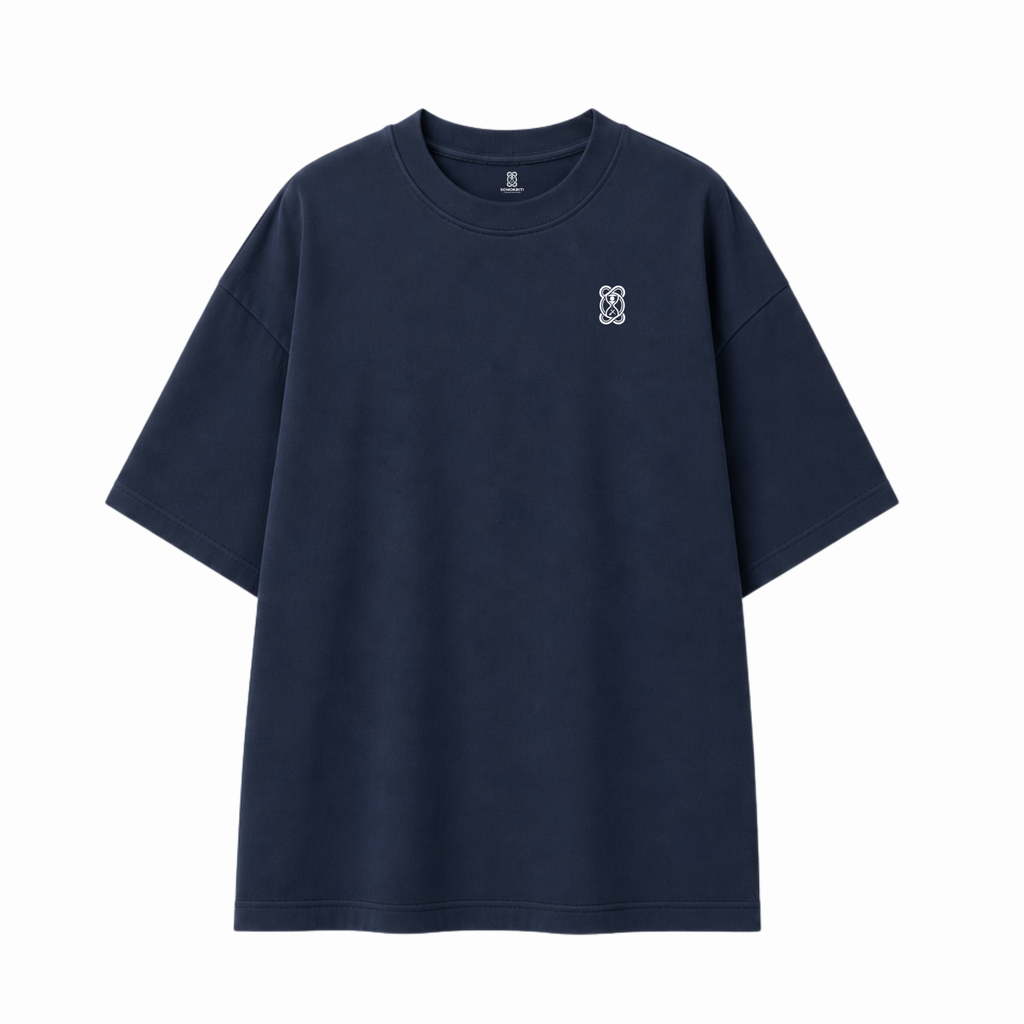 Somokriti Premium Cotton Printed T-Shirt - Neon Maverick | Oversized Fit, Half Sleeve, Round Neck | Unisex
