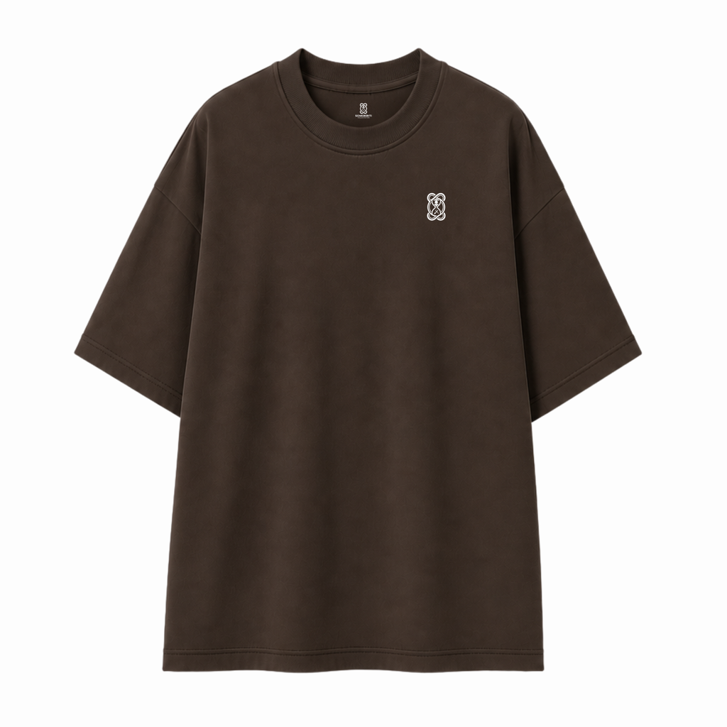 Somokriti Premium Cotton Printed T-Shirt - Ascended Guardian | Oversized Fit, Half Sleeve, Round Neck | Unisex