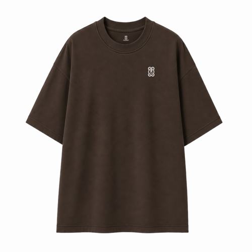 Somokriti Premium Cotton Printed T-Shirt - Ascended Guardian | Oversized Fit, Half Sleeve, Round Neck | Unisex