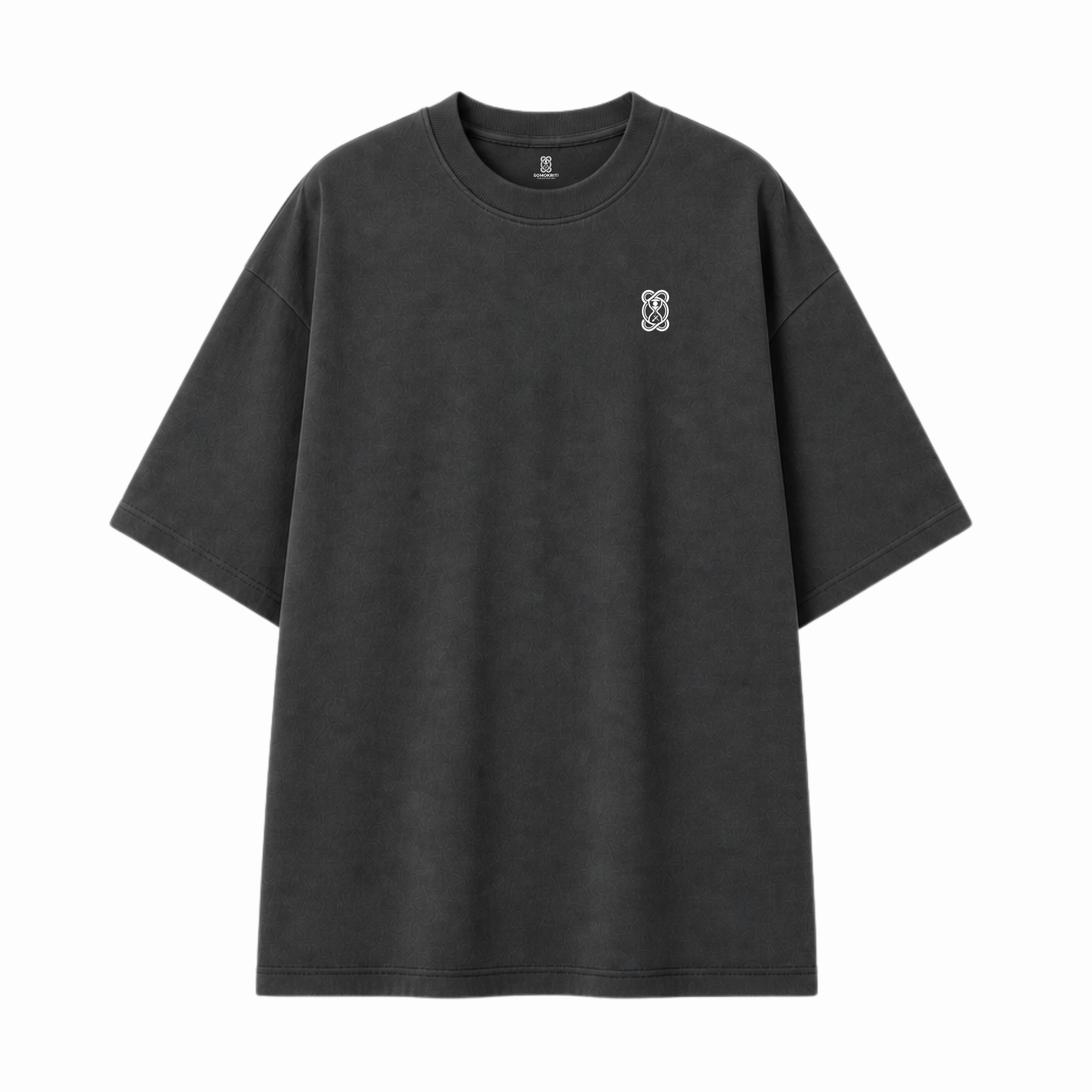Somokriti Premium Cotton Printed T-Shirt - Cyber Nomad | Oversized Fit, Half Sleeve, Round Neck | Unisex