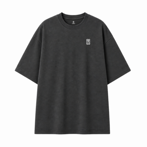 Somokriti Premium Cotton Printed T-Shirt - Cyber Nomad | Oversized Fit, Half Sleeve, Round Neck | Unisex