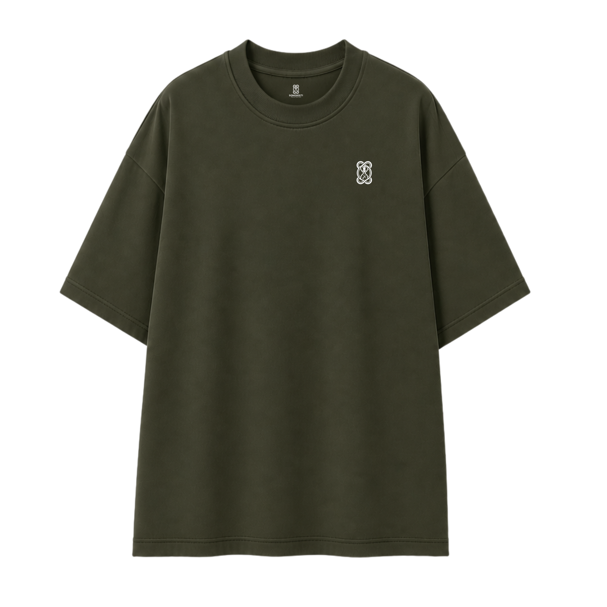 Somokriti Premium Cotton Printed T-Shirt - Forward Motion | Oversized Fit, Half Sleeve, Round Neck | Unisex