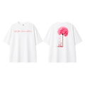 Somokriti Premium Cotton Printed T-Shirt - Dreams Blossom | Oversized Fit, Half Sleeve, Round Neck | Girls, Women