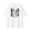 Somokriti Premium Cotton Printed T-Shirt - Timeless Together | Oversized Fit, Half Sleeve, Round Neck | Unisex
