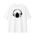 Somokriti Premium Cotton Printed T-Shirt - Silent Voyage | Oversized Fit, Half Sleeve, Round Neck | Unisex