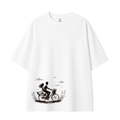 Somokriti Premium Cotton Printed T-Shirt - Endless Journey | Oversized Fit, Half Sleeve, Round Neck | Unisex