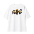 Somokriti Premium Cotton Printed T-Shirt - Minion Mischief | Oversized Fit, Half Sleeve, Round Neck | Unisex