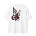Somokriti Premium Cotton Printed T-Shirt - Cyber Metamorph | Oversized Fit, Half Sleeve, Round Neck | Unisex