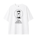 Somokriti Premium Cotton Printed T-Shirt - Timeless Patience | Oversized Fit, Half Sleeve, Round Neck | Unisex