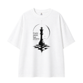 Somokriti Premium Cotton Printed T-Shirt - Strategic Vision | Oversized Fit, Half Sleeve, Round Neck | Unisex