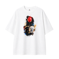 Somokriti Premium Cotton Printed T-Shirt - Pawsome Pair | Oversized Fit, Half Sleeve, Round Neck | Unisex