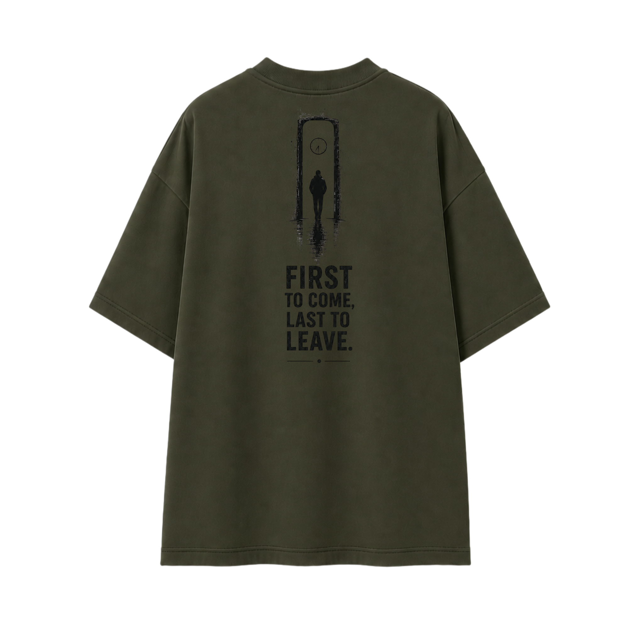 Somokriti Premium Cotton Printed T-Shirt - Final Shift | Oversized Fit, Half Sleeve, Round Neck | Unisex