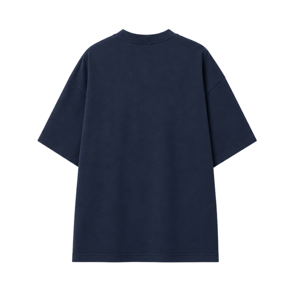 Somokriti Premium Cotton Printed T-Shirt - Curious Peek | Oversized Fit, Half Sleeve, Round Neck | Unisex
