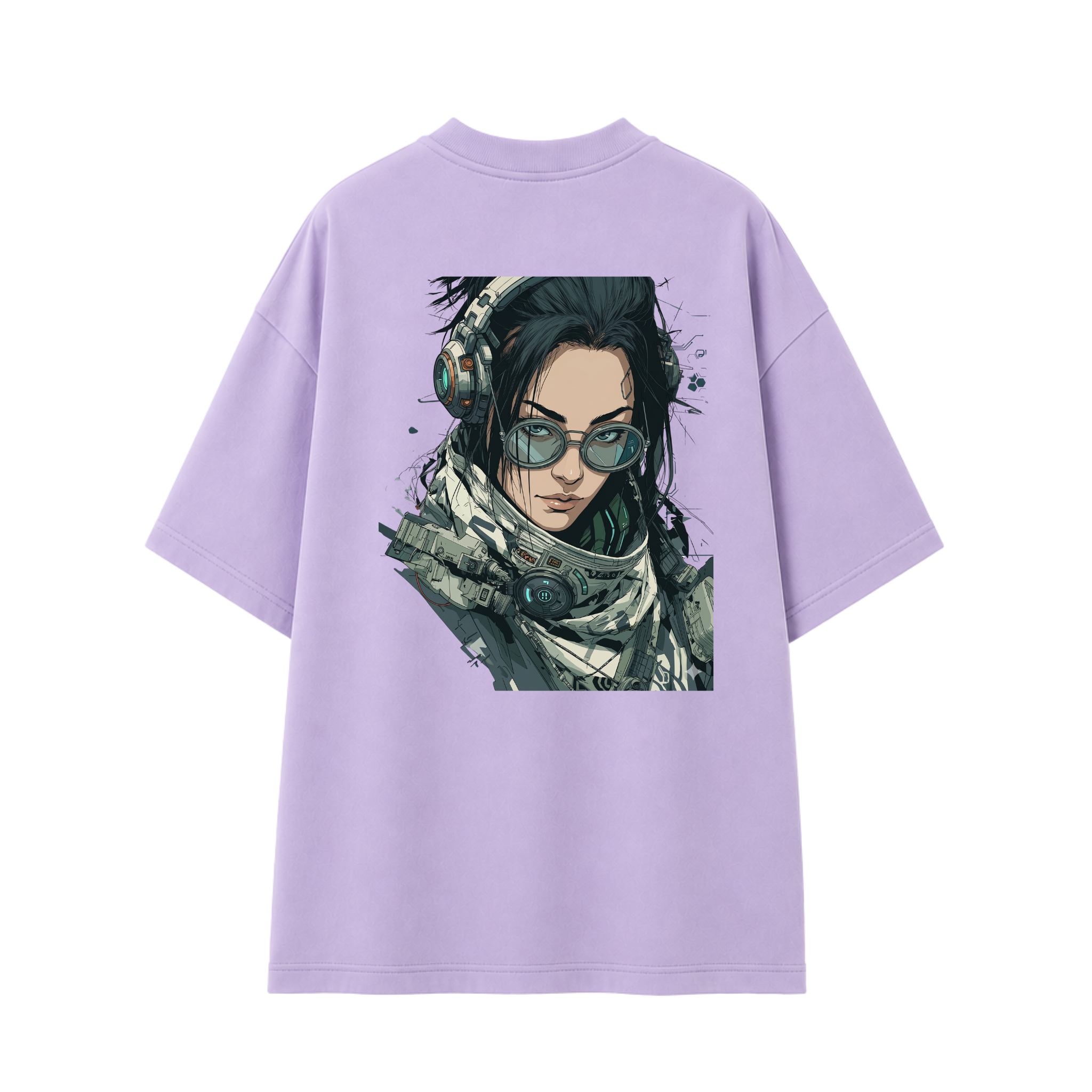 Somokriti Premium Cotton Printed T-Shirt - Quantum Voyager | Oversized Fit, Half Sleeve, Round Neck | Unisex