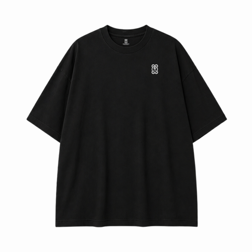 Somokriti Premium Cotton Printed T-Shirt - Curious Chaos | Oversized Fit, Half Sleeve, Round Neck | Unisex