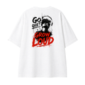 Somokriti Premium Cotton Printed T-Shirt - Quiet Strength | Oversized Fit, Half Sleeve, Round Neck | Unisex