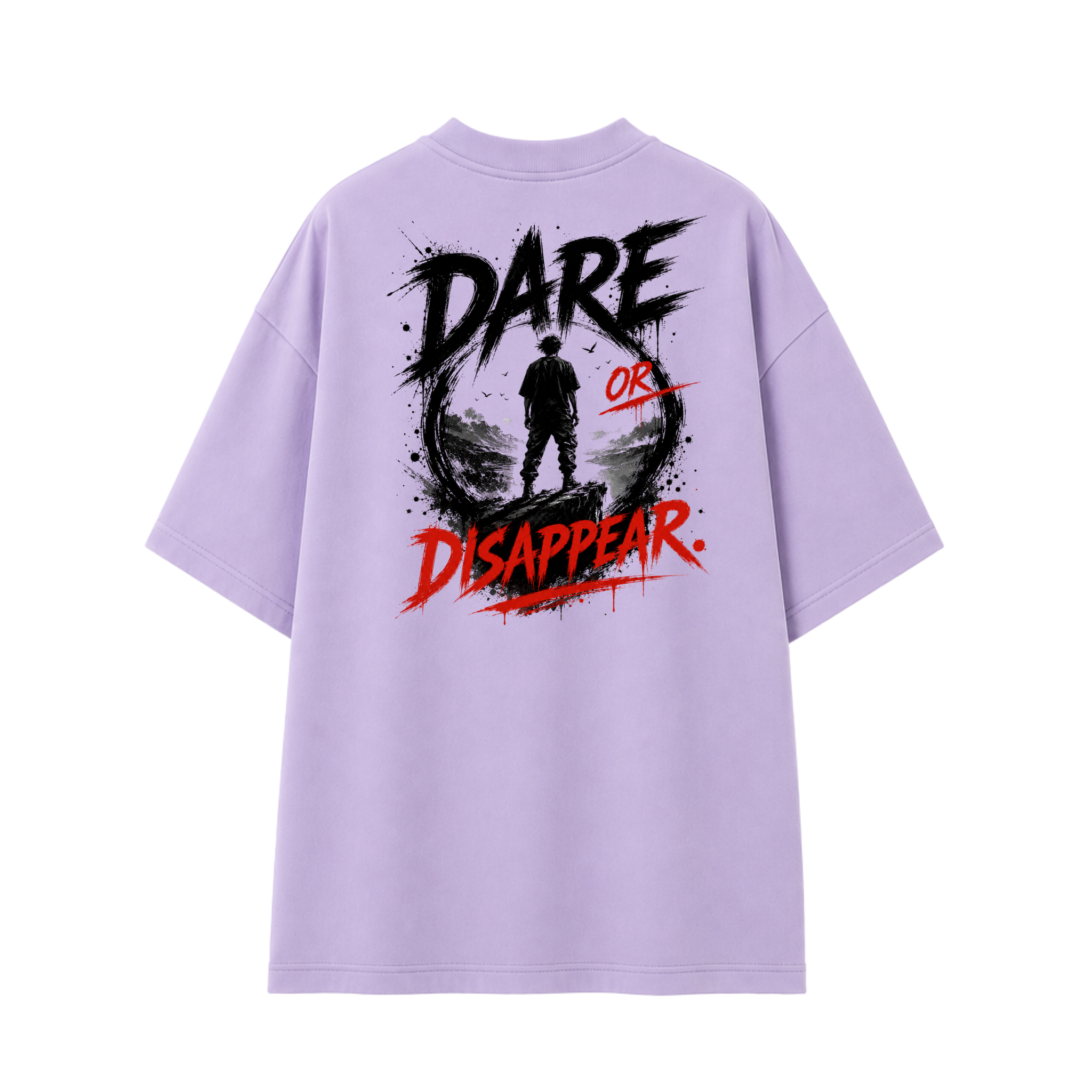 Somokriti Premium Cotton Printed T-Shirt - Courage Unleashed | Oversized Fit, Half Sleeve, Round Neck | Unisex