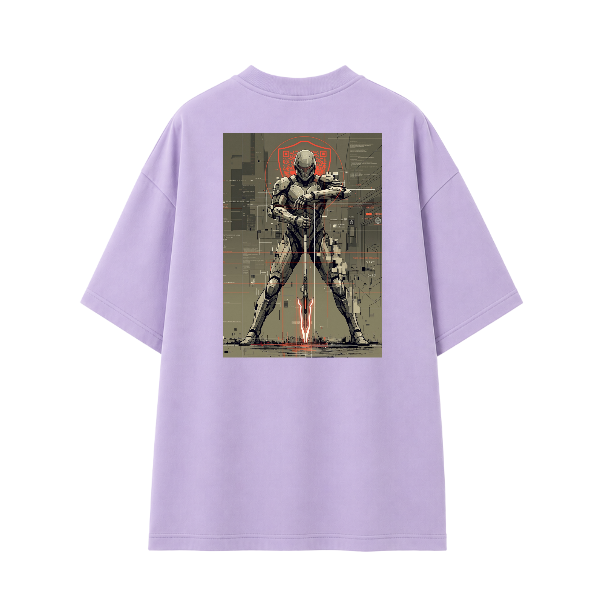 Somokriti Premium Cotton Printed T-Shirt - Iron Vanguard | Oversized Fit, Half Sleeve, Round Neck | Unisex