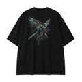Somokriti Premium Cotton Printed T-Shirt - Nova Guardian | Oversized Fit, Half Sleeve, Round Neck | Unisex