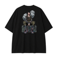 Somokriti Premium Cotton Printed T-Shirt - Cyber Nomad | Oversized Fit, Half Sleeve, Round Neck | Unisex