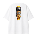 Somokriti Premium Cotton Printed T-Shirt - Curious Chaos | Oversized Fit, Half Sleeve, Round Neck | Unisex