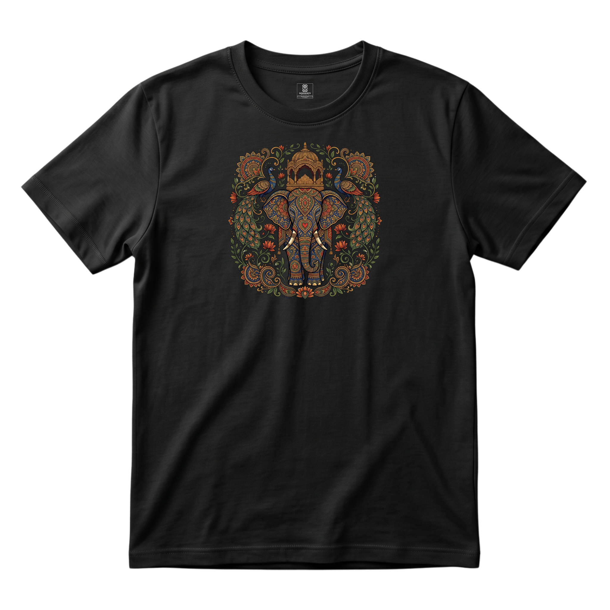 Somokriti Unisex Premium Cotton Printed T-Shirt - The Royal Heritage | Regular Fit, Half Sleeve, Round Neck