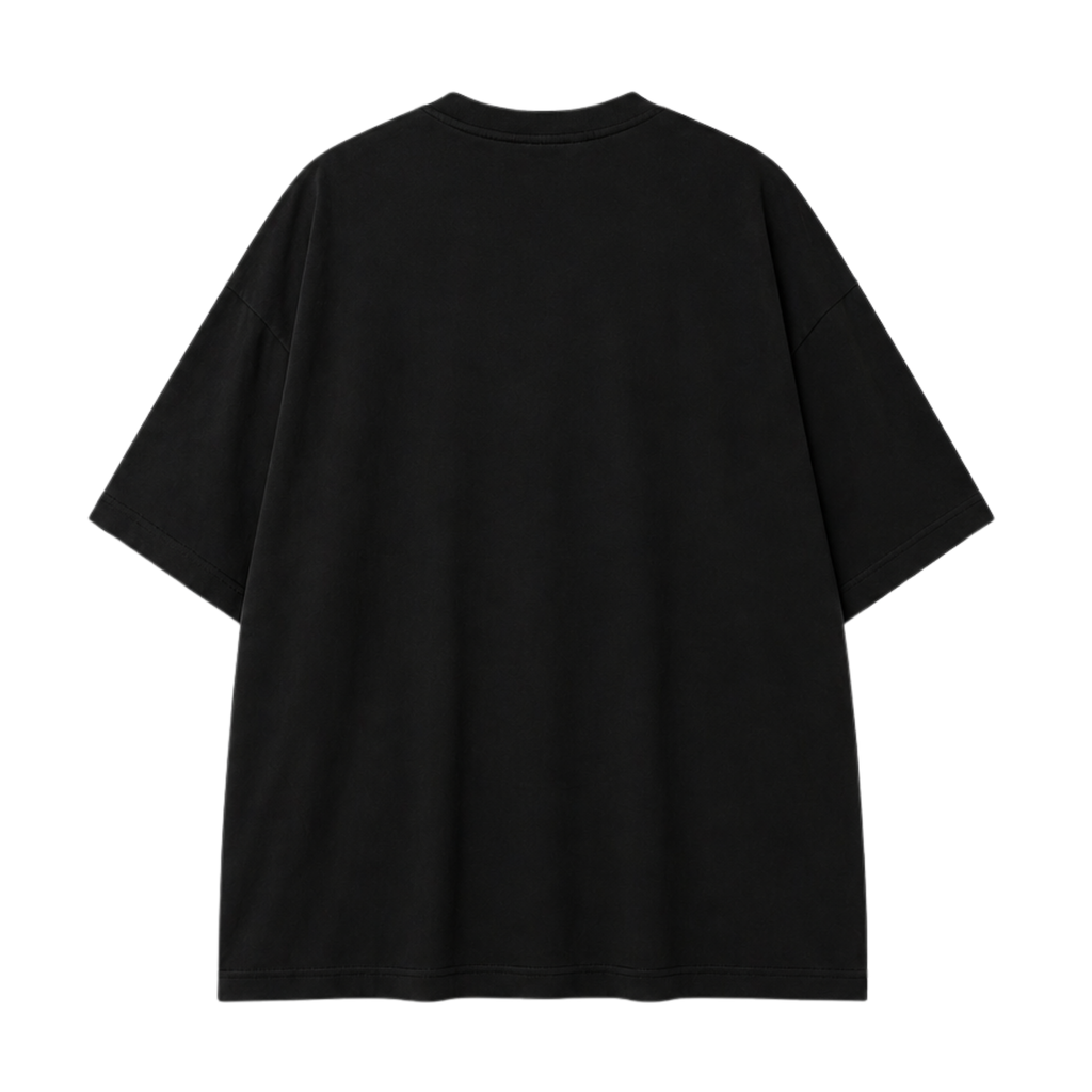 Somokriti Premium Cotton Printed T-Shirt - Silent Horizon | Oversized Fit, Half Sleeve, Round Neck | Unisex