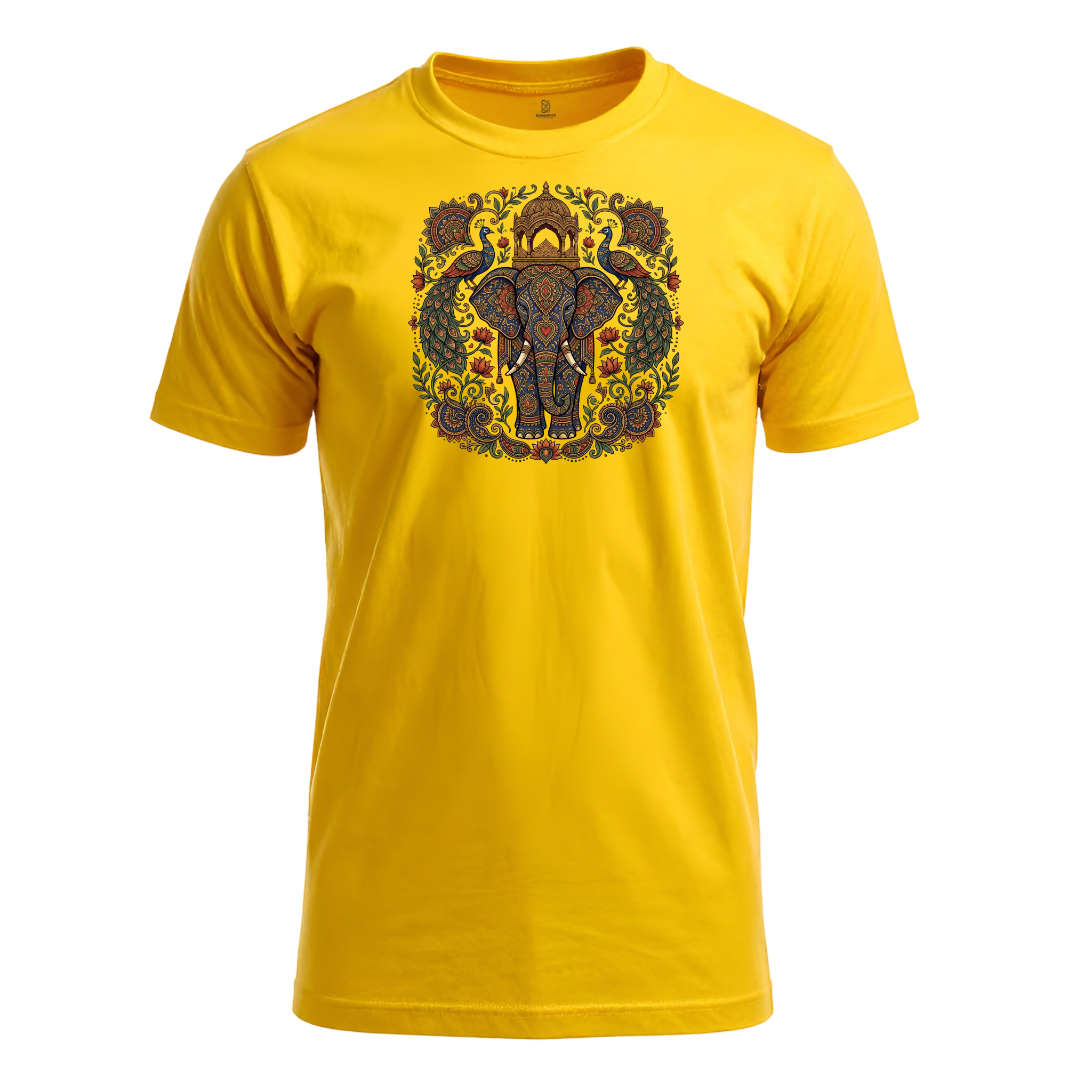 Somokriti Unisex Premium Cotton Printed T-Shirt - The Royal Heritage | Regular Fit, Half Sleeve, Round Neck
